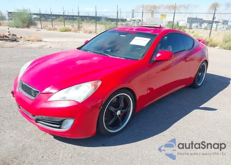 2010 Hyundai Genesis 2.0T Track z USA, uszkodzony, nr VIN KMHHT6KD7AU026758